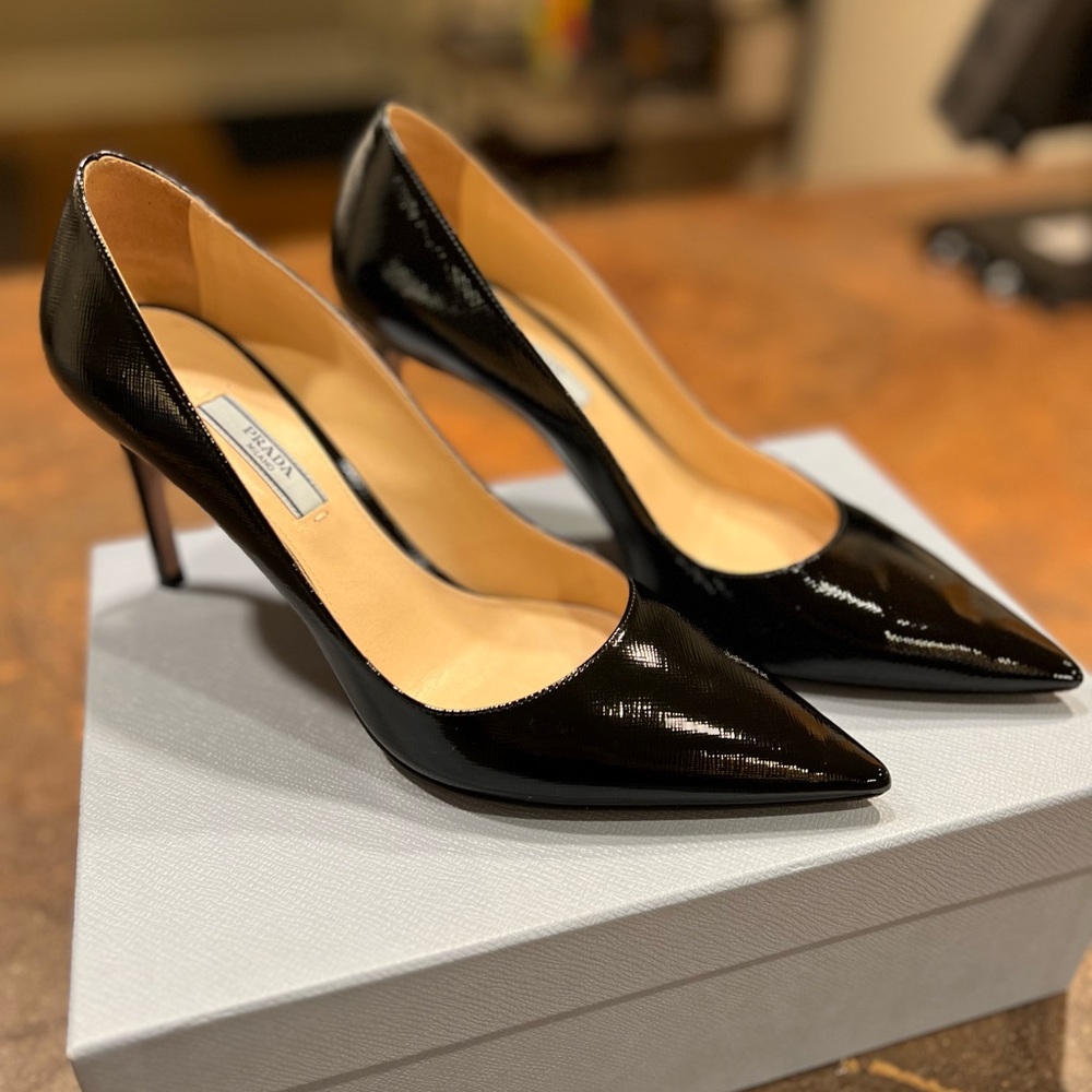 Prada Pointed Toe Pump (Women)